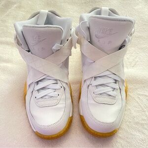 Nike Air Raid White Gum Light Brown Shoes DJ5974-100 Basketball Mens Size 9